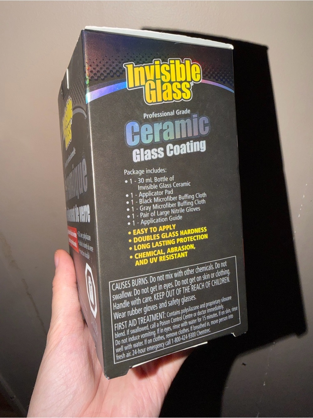 BNIB: Invisible Glass Ceramic Glass Coating - Picture 2 of 3